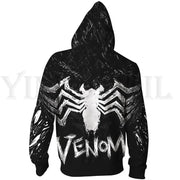Venom Spiderman 3d Print Hooded Jacket Mravel 4 Movie Anti-hero